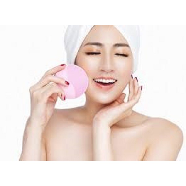 Máy rửa mặt FOREO LUNA Mini trắng da - Dụng cụ massage mặt làm căng da hết nám mụn tàn nhang