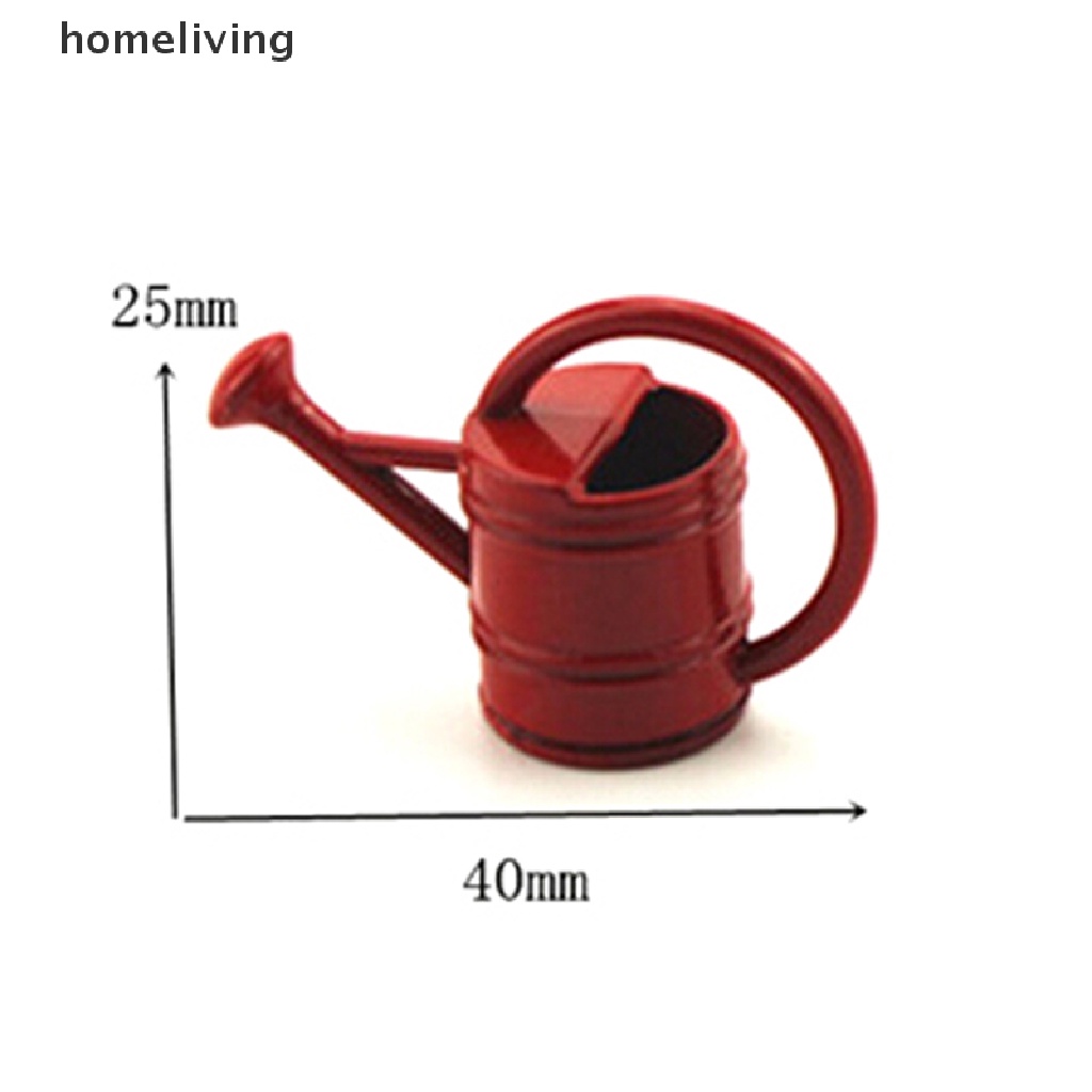 1 Bình Tưới Nước Kim Loại Mini Tỉ Lệ 1: 12 Trang Trí Nhà Búp Bê