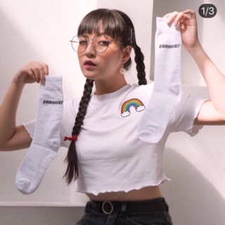 ÁO CROPTOP THÊU CẦU VỒNG hót hè