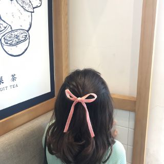 Kẹp tóc mái Cột tóc nhung size nhỏ