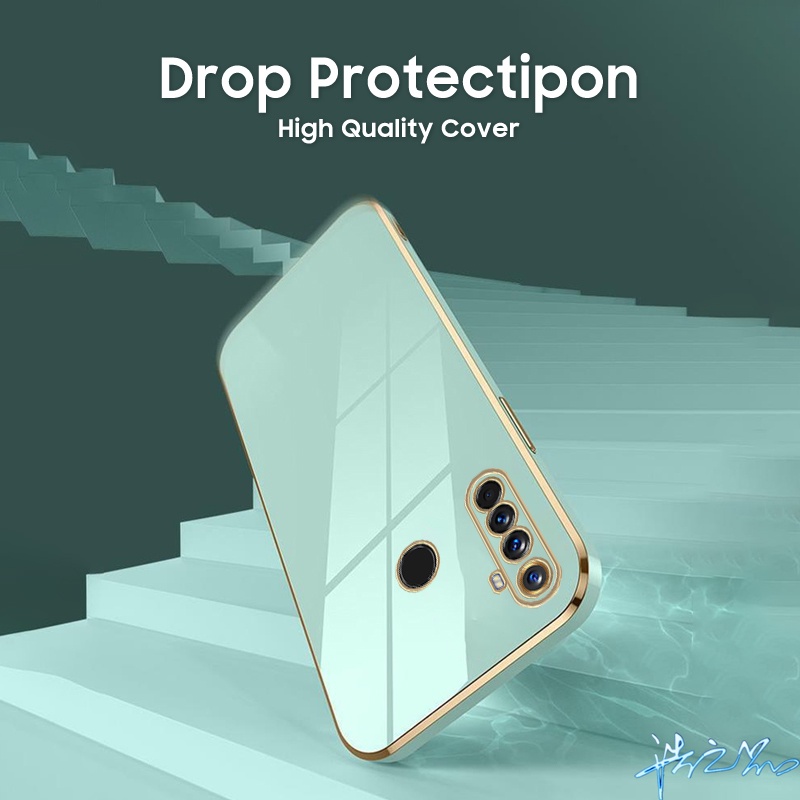 Ốp Điện Thoại Viền Dẻo Kèm Dây Đeo Sang Trọng Cho Realme 5 5i 6i 7i 8i 9i C3 8 9 Pro 5S 4G 5G