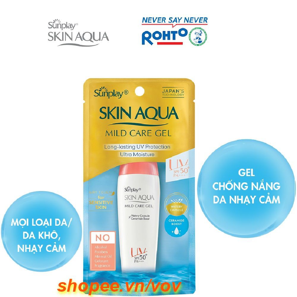 Gel Chống Nắng 30G Sunplay Skin Aqua Silky White Gel SPF 50 PA+++ Dưỡng Da Trắng, vov Cung Cấp & Bảo Trợ.