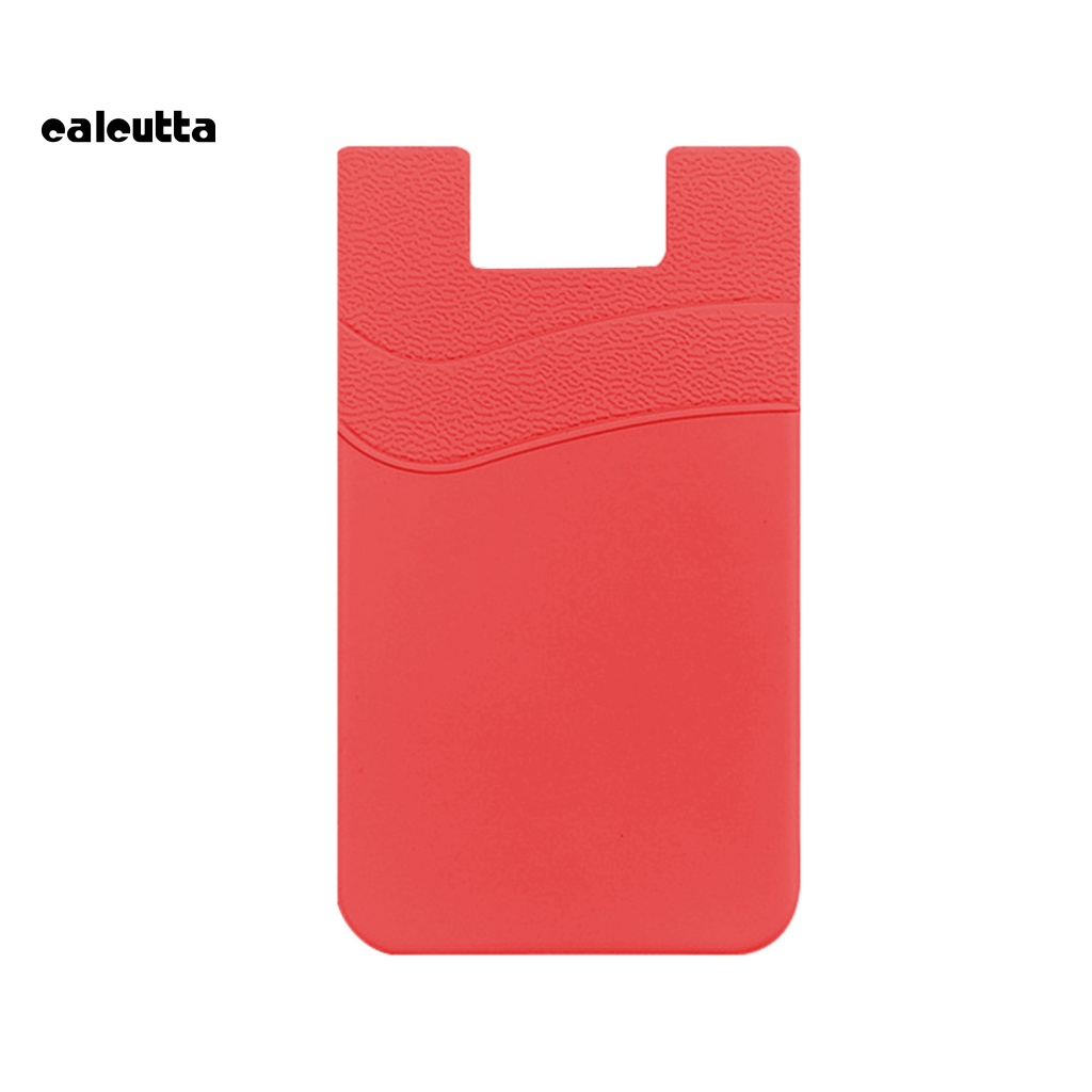 Ngăn Đựng Thẻ Gắn Lưng Điện Thoại Bằng Silicon Tiện Dụng