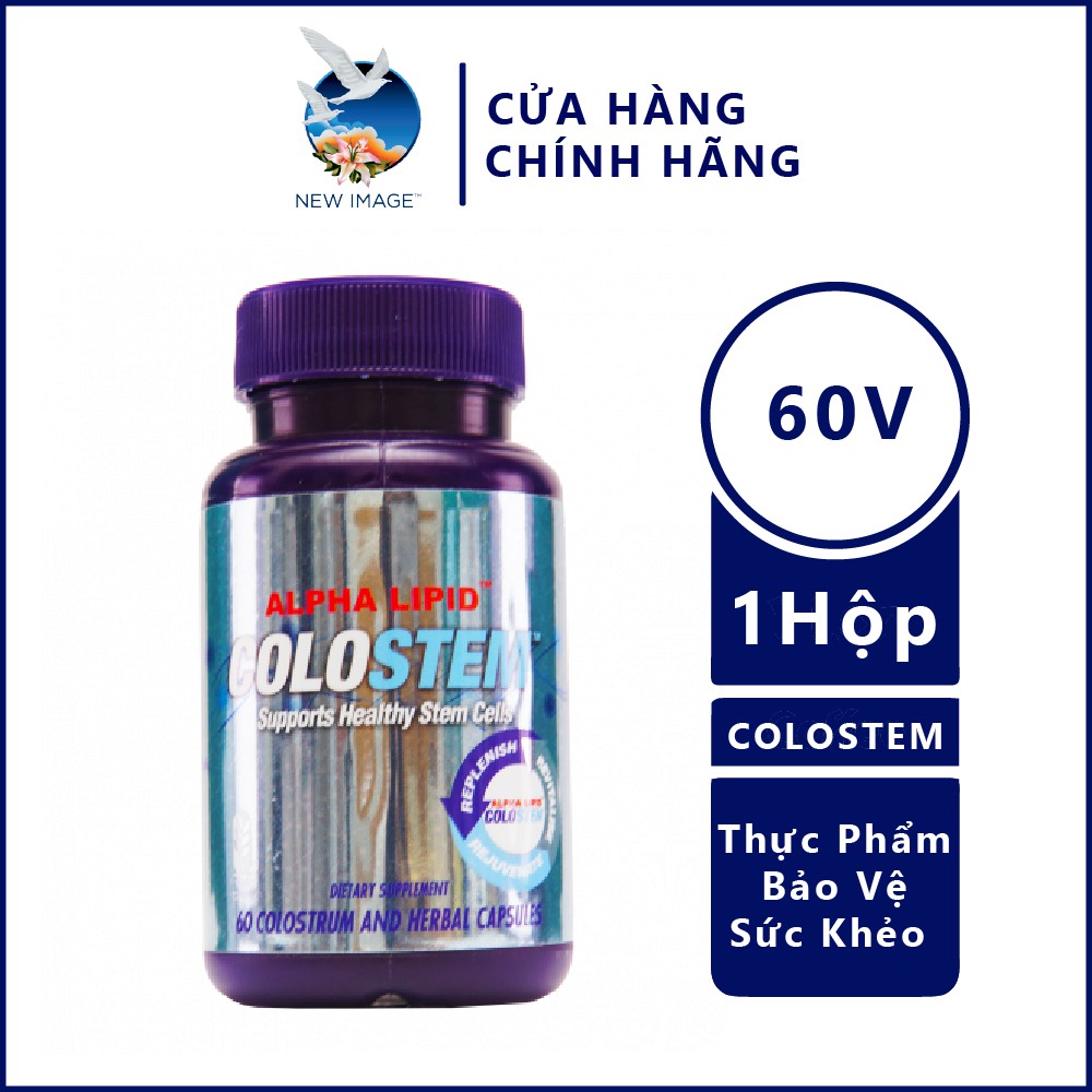 [ CÓ KÈM HÓA ĐƠN] THỰC PHẨM BẢO VỆ SỨC KHỎE ALPHA LIPID COLOSTEM (Lọ 60 viên) | BigBuy360 - bigbuy360.vn