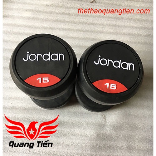 Tạ tay cao su Jordan cao cấp chính hãng 12,5kg (1 quả)