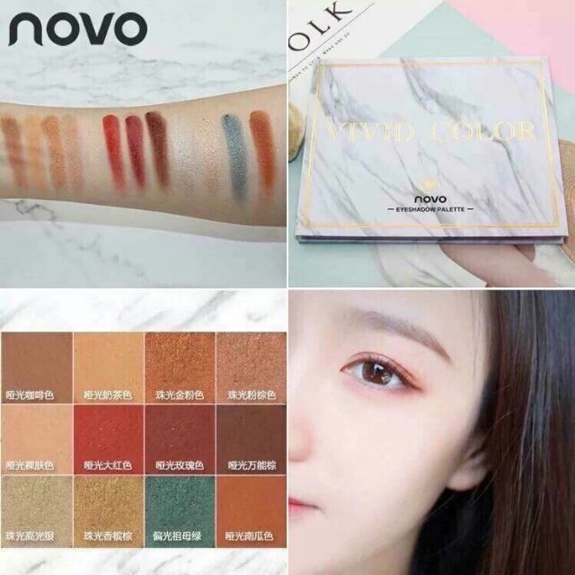 Bảng phấn mắt NOVO VIVID COLOR