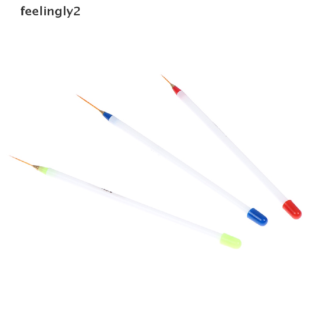 Set 3 Cọ Vẽ Trang Trí Móng Tay Đầu Mềm Siêu Mỏng Tiện Dụng