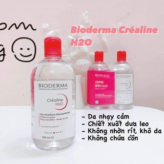 Nước tẩy trang bioderma créaline h2o 500ml