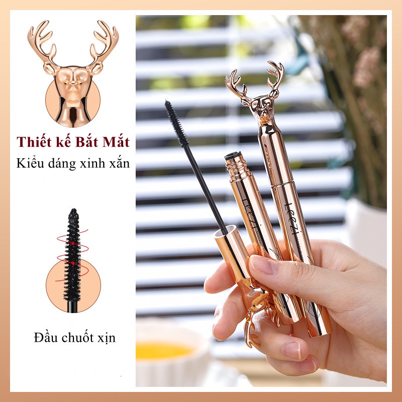 MASCARA LEEZI vỏ hình động vật đáng yêu không thấm nước lâu trôi SPB00626