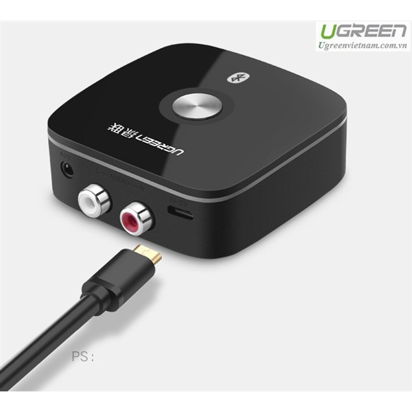 Bộ Thu Bluetooth 5.0 Cho Loa. Amly Hỗ Trợ Cổng 3.5mm + Rca Ugreen 40759 - Hàng Chính Hãng