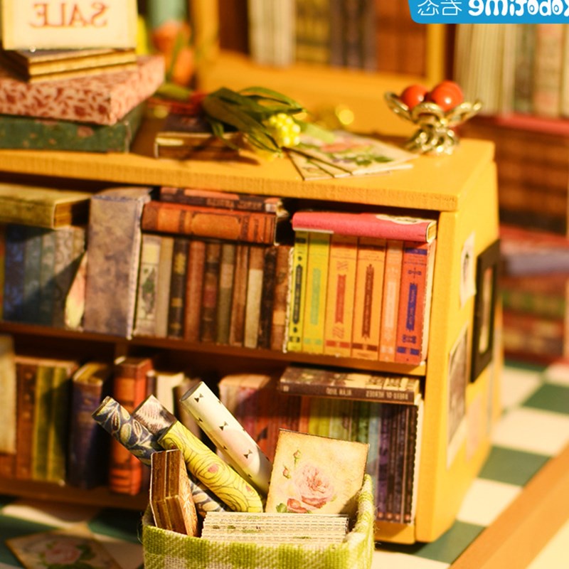 Mô hình gỗ 3D Lắp ráp Nhà DIY Doll House Robotime Sam's Study DG102