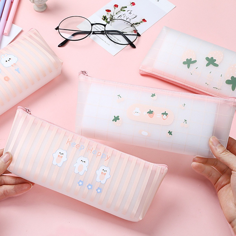 Túi Đựng Bút Bằng PU Mềm Kích Thước Lớn Chống Nước Sắp Xếp Gọn Gàng Ốp