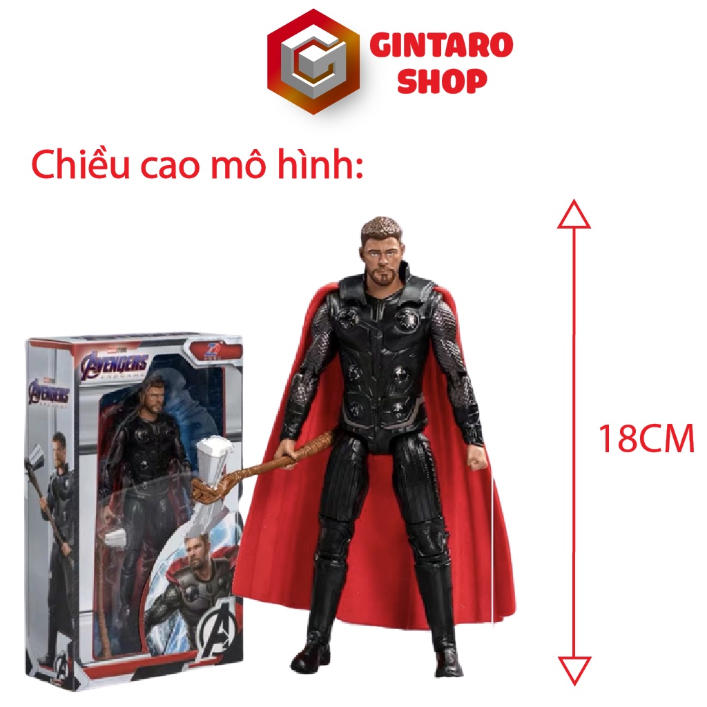 Mô hình marvel Thor cao cấp , Đồ chơi mô hình nhân vật Thor trong End Gamme Gintaro Shop