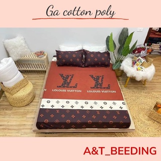 Ga trải giường cotton poly 1m6,1m8,drap giường hàn quốc,được chọn mẫu