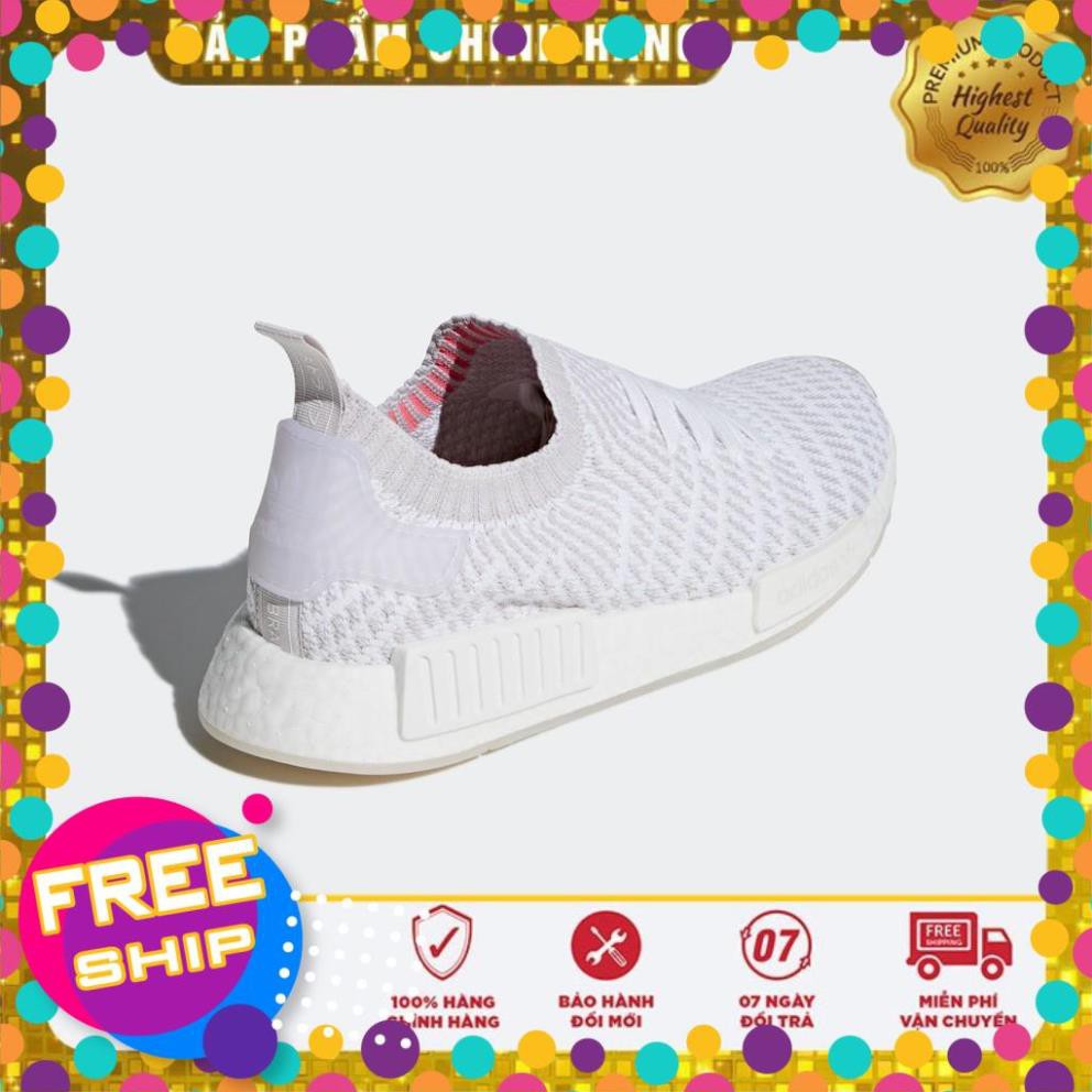 [Hàng Authetic] Giáy sneaker (100% Adidas chính hãng) Giày Adidas NMD R1 STLT PK “Cloud White” Nữ
