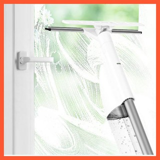 Cây lau kính đa năng nối dài chuyên dụng lau cửa sổ cửa kính kèm gạt kính và bình xịt