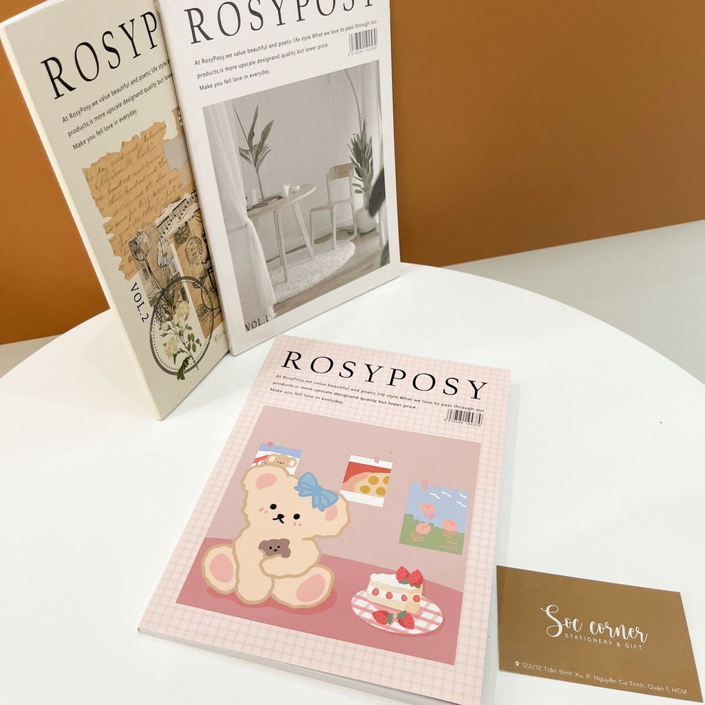 Cuốn sổ sticker Rosy Posy Vol 3