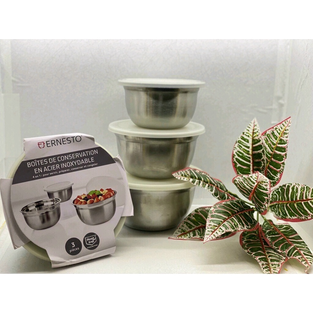 Bộ Thố inox ERNESTO có nắp hàng nội địa Đức dung tích 1.6lBên shop có bán t