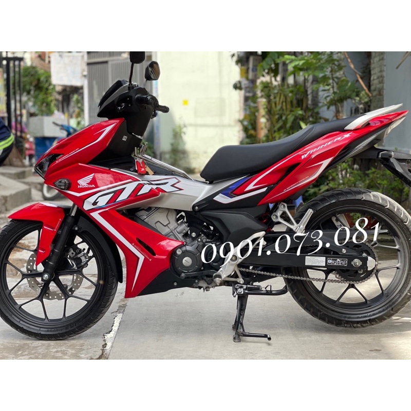 Tem winner X mẫu gtr đỏ trắng