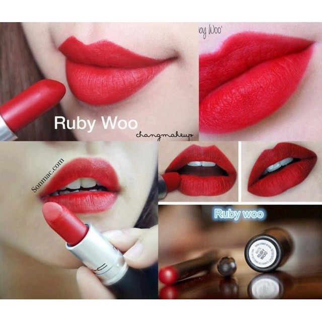 [CHÍNH HÃNG] Son Mac Ruby Woo chính hãng giá rẻ