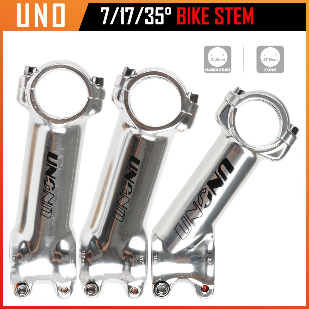 Pô Tăng Xe Đạp Bằng Bạc Siêu Nhẹ 7/17/ 35 Độ 60/70/80/90/100/110/120/130mm