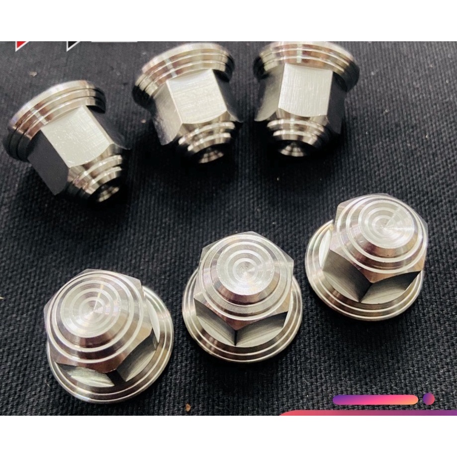 (chuyên ỐC kiểu xe máy) Tán SALAYA INOX V2 10ly sử dụng bắt cốt bánh trước sau WAVE, DREAM, EXCITER, SONIC...