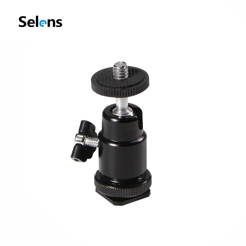 Đầu Bóng Selens Cho Chân Đỡ Máy Ảnh Dslr 1/4'' Xoay 360 Độ Tiện Dụng