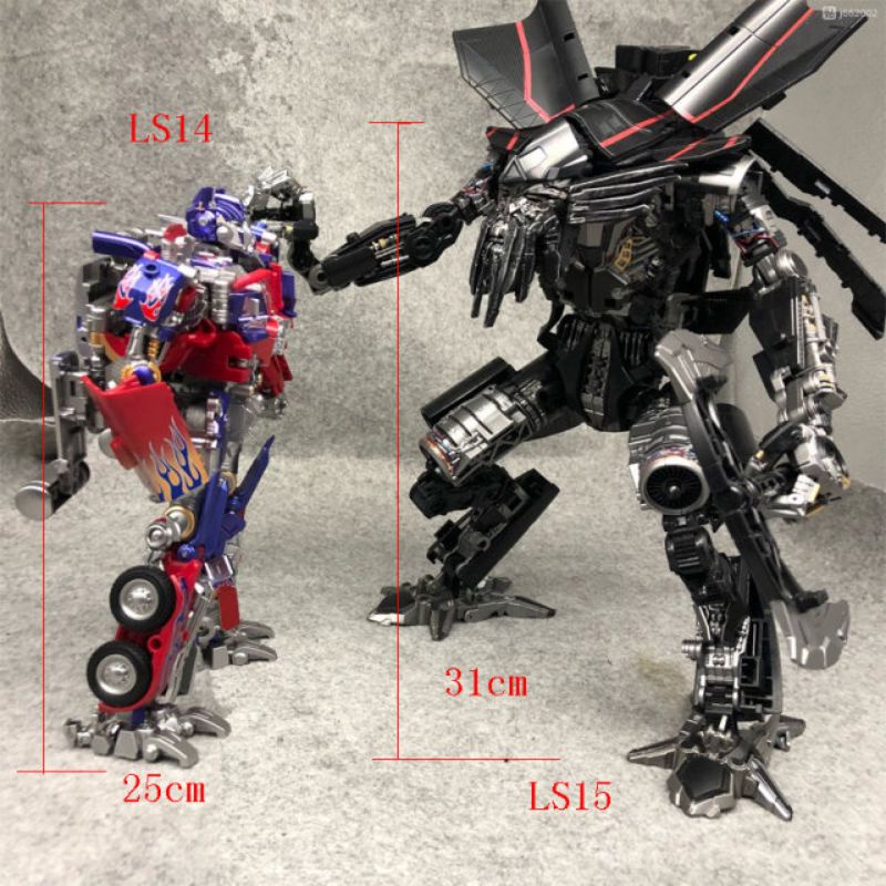 Sẵn kho new Mô hình Người Máy Biến Hình Transformer Optimus Prime Ls14 Ls14 bmb Black mamba