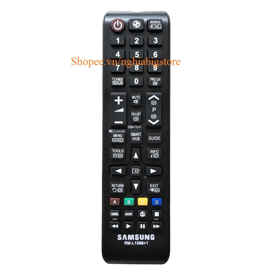Remote Điều Khiển Tivi SAMSUNG, Internet Smart TV RM-L1088
