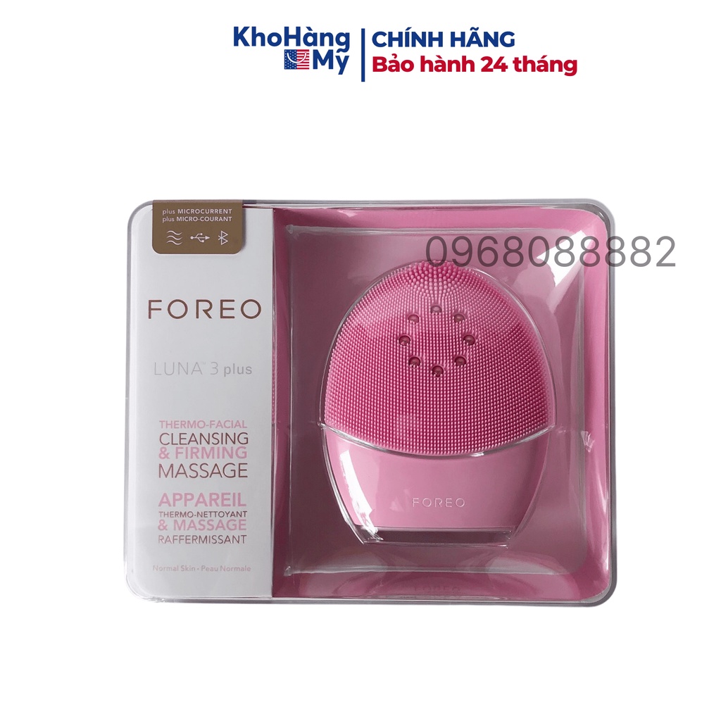 Máy rửa mặt và massage nâng cơ Foreo Luna 3 plus