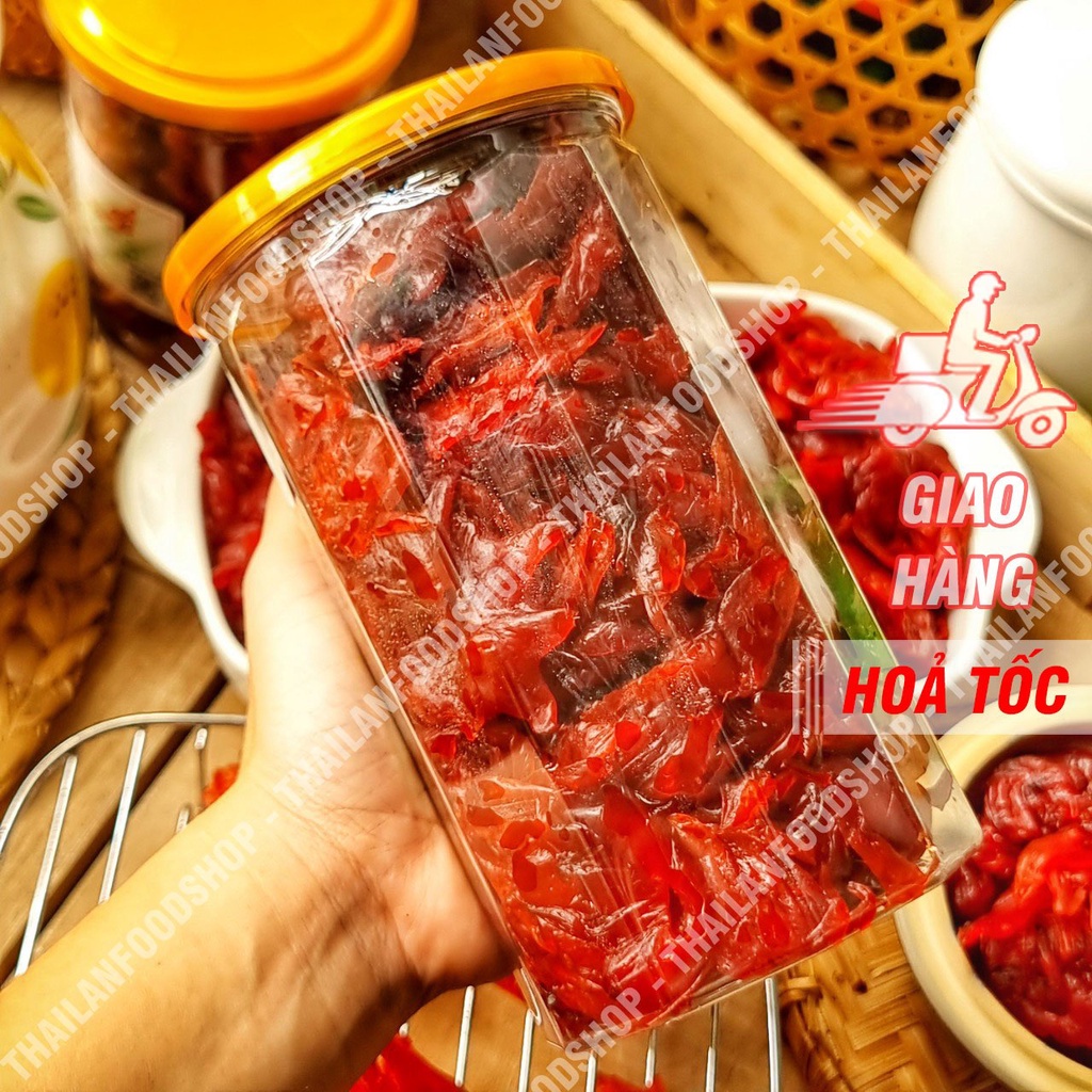Mứt Hoa Hồng Đà Lạt (Mứt Hibiscus) Lon 300gr