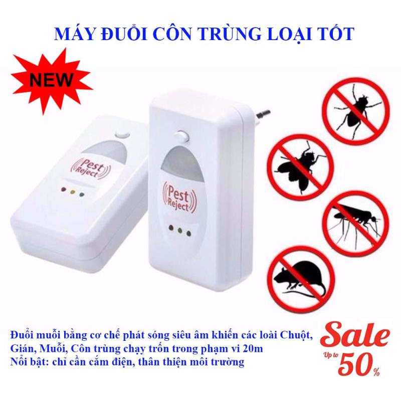 Máy Đuổi Muỗi, Chuột, Dán, Kiến Các Loại Có Cánh Bằng Sóng Âm An Toàn - Thiết Bị Xua Đuổi Côn Trùng Pest Rejeck