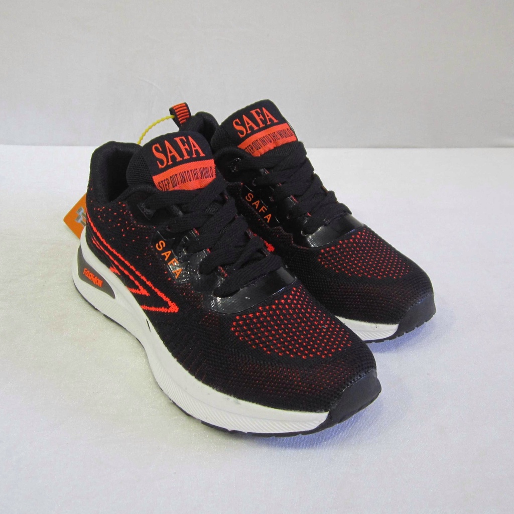 Giày Safa Thể Thao Sneakers Nữ Đen Xanh, Đen Cam Đế Phylon Vải Dệt Siêu Nhẹ Êm Chân Mã ATS001 | BigBuy360 - bigbuy360.vn