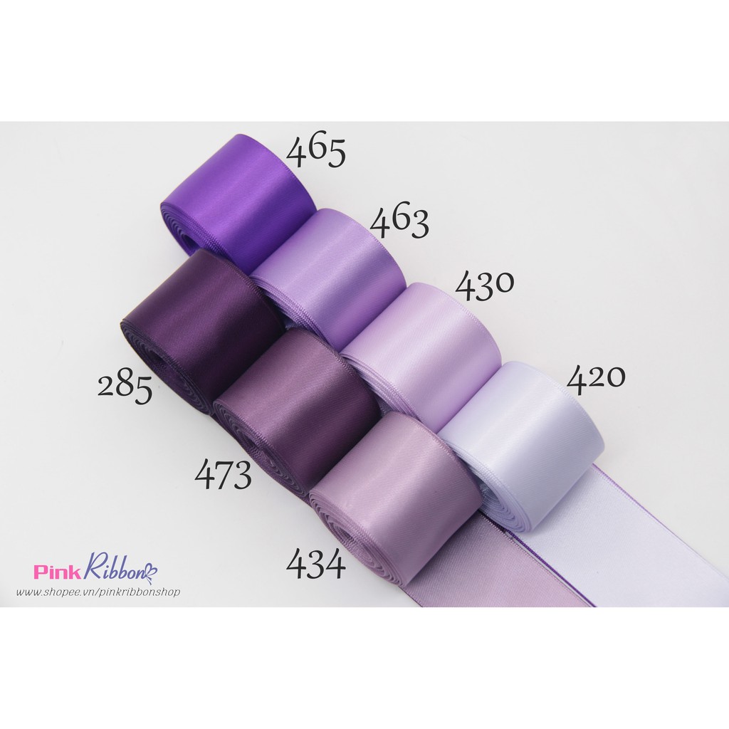 Ruy băng satin loại đẹp - Cuộn 5Mét - Link 9/12