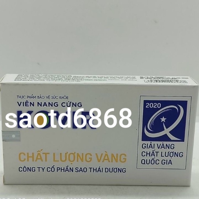 [CHÍNH HÃNG] viên uống KOVIR - bổ sung kháng thể , tăng cường đề kháng - Sao Thái Dương