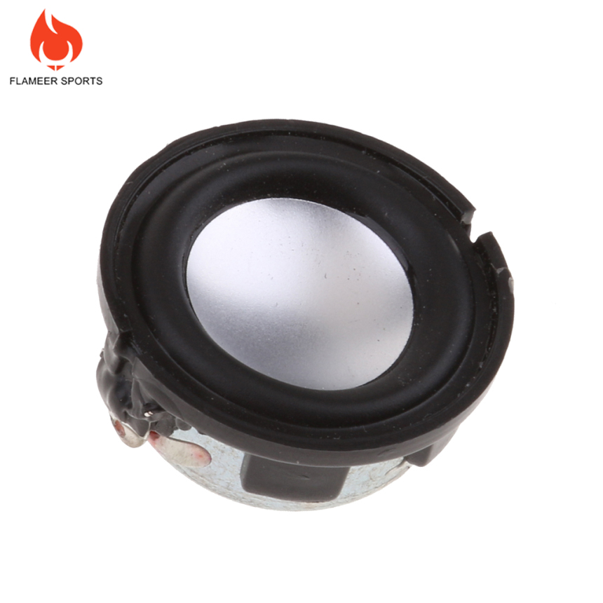 Flameer Sports Mini 23mm 2W Stereo Audio Speaker 1\"inch 4Ohm Full-range DIY Loudspeaker