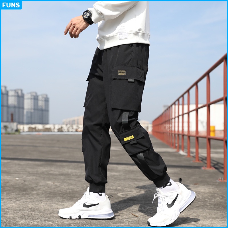 Quần jogger thể thao nam FUNS Quần kaki nam mã KP-OOO Black túi hộp Cao Cấp kiểu bó ống đẹp ống dài