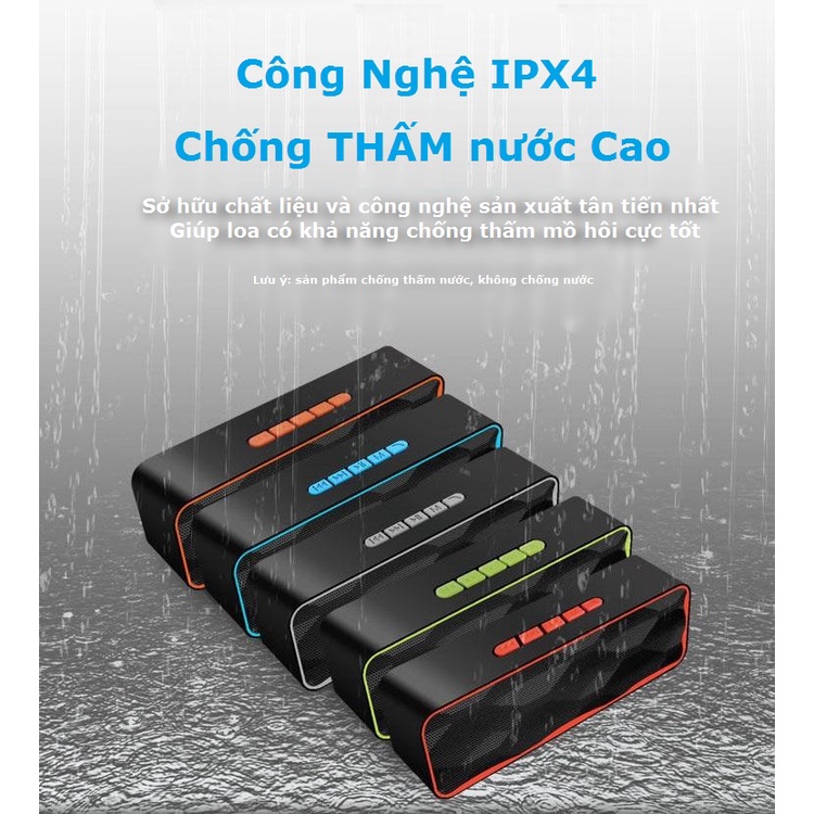 Loa Bluetooth Mini Nghe Nhạc Không Dây Gutek SC211 Nhỏ Gọn Đa Năng Dùng Được Usb Thẻ Nhớ