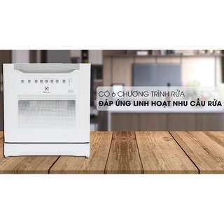Máy rửa bát electrolux esf6010bw 1480w rửa 8 bộ