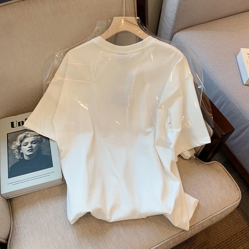 Mới Áo Thun Ngắn Tay In Hình Cá Tính Thời Trang Dành Cho Nữ