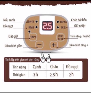 Nồi nấu cháo chậm lotor Đz-8a