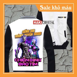 Bán Giá Gốc Áo Khoác Free Fire - Chiến Binh Báo Tím