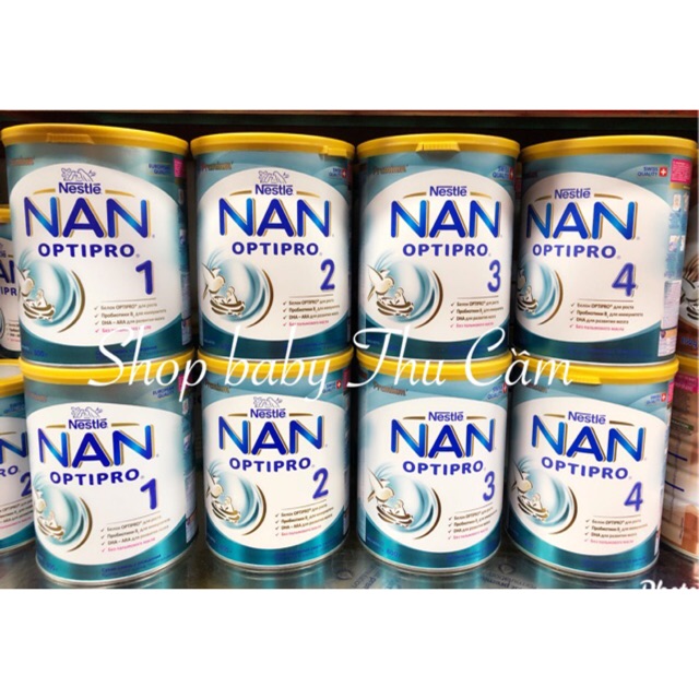 Sữa NAN Nga Optipro 800g (Đủ số 1,2,3,4) Date 2020