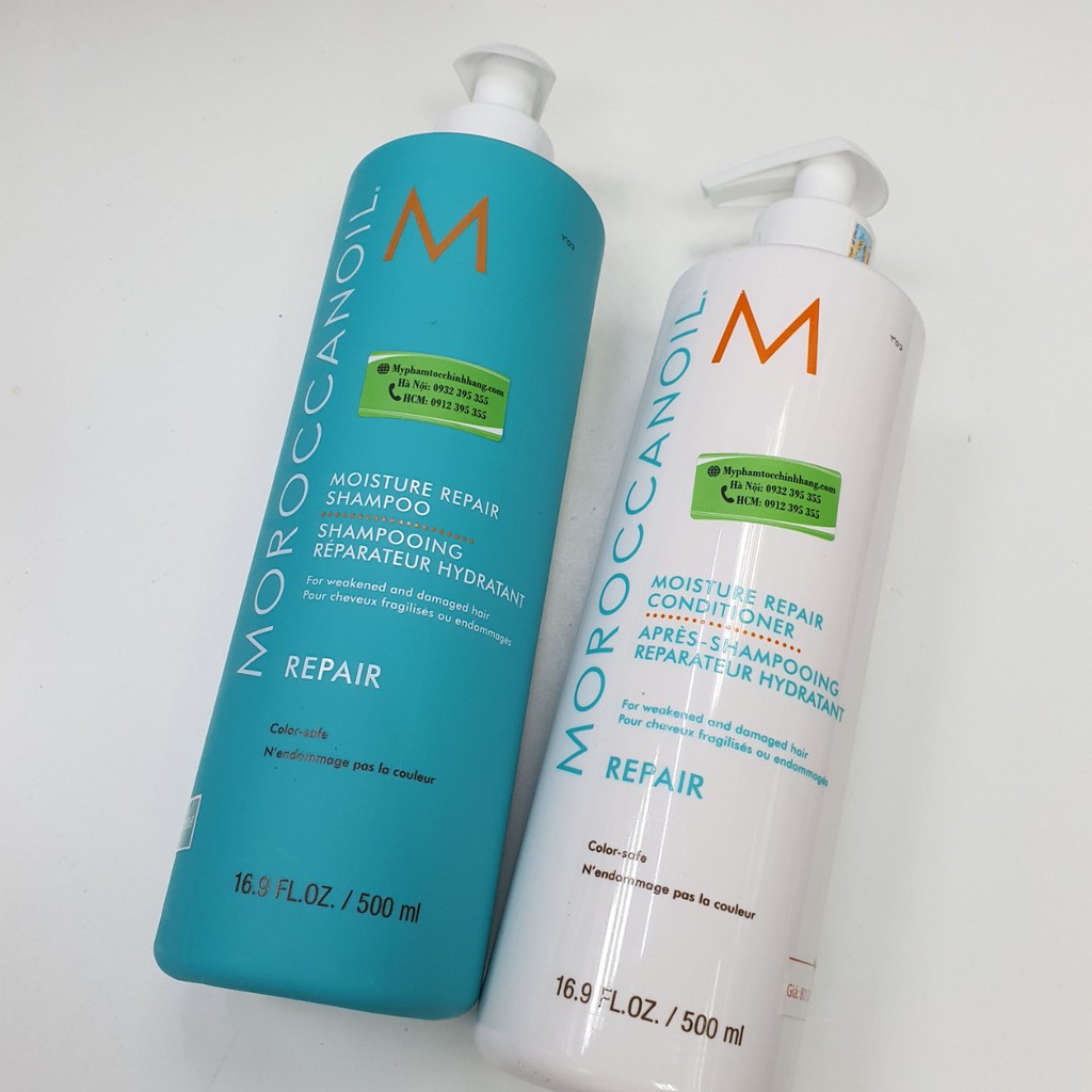 DẦU GỘI XẢ MOROC REPAIR PHỤC HỒI ĐỘ ẨM 250ml - 500ML - 1000ml