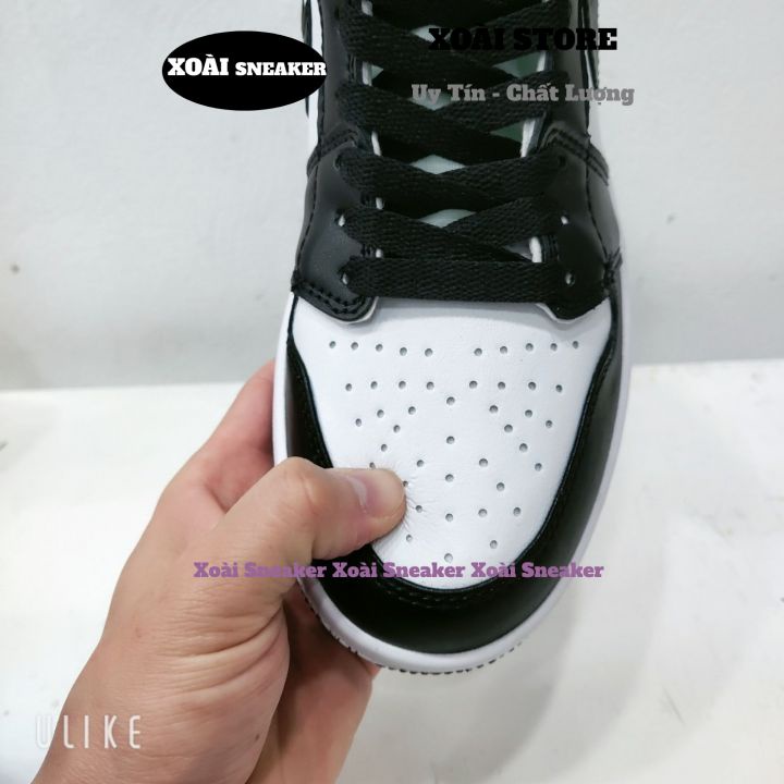 Giày JD panda cao màu đen trắng, giày JD1 low đen trắng hàng cao cấp full size full phụ kiện/ xoài sneaker86 | BigBuy360 - bigbuy360.vn