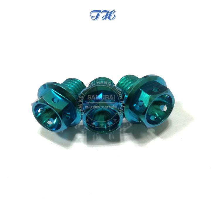 Ốc gr5 10li10 đầu vương miện gắn chân gương xe máy ( giá 1 con )