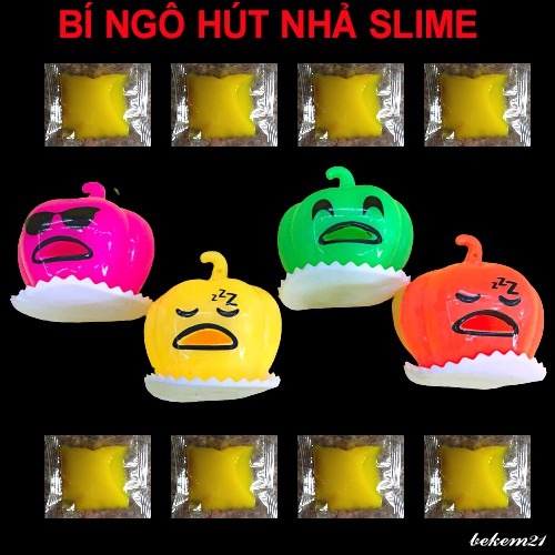 [BÍ NGÔ] Trứng Biến Thái Bí Ngô Biến Thái Gudetama hút nhả slime otoce phô mai que