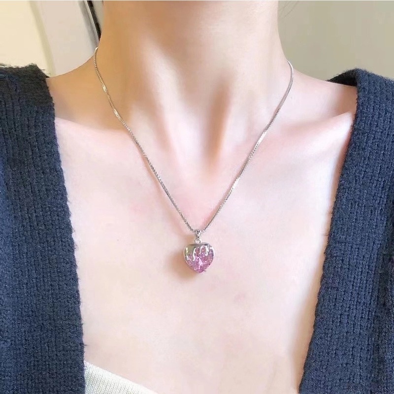 Vòng cổ Hợp Kim Mặt Hình Núi Lửa Phong Cách Hàn Quốc Thời Trang Cho Nữ