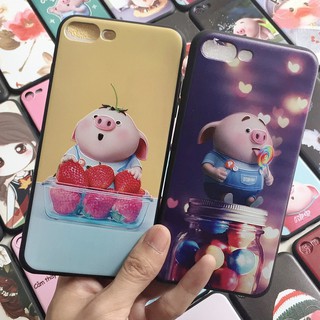 Freeship 50K_ỐP IPHONE 6PLUS / 6SPLUS DẺO VIỀN ĐEN IN NỔI 3D