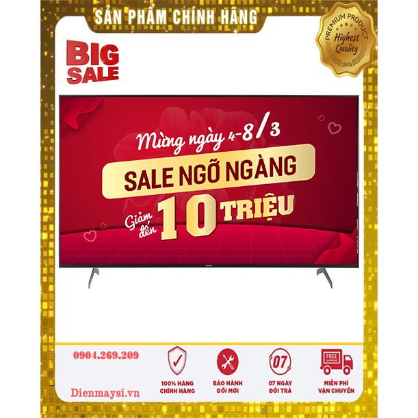 Android Tivi Sony 4K 65 inch KD-65X9000H (Miễn phí giao tại HCM-ngoài tỉnh liên hệ shop)